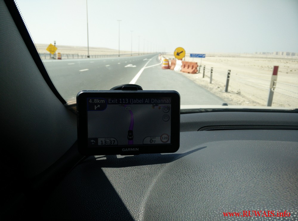 GPS 4.8km untill Exit 113